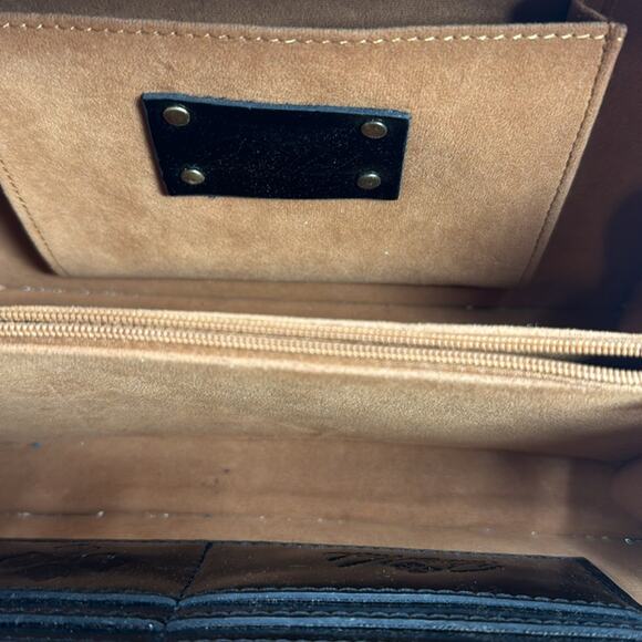 Patricia Nash Tartan Plaid Tauria Box Satchel - Picture 9 of 10